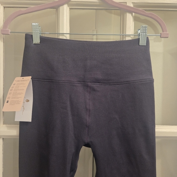 Spiritual Gangster Love Sculpt 7/8 Leggings In Blue Slate- Gorgeous Color!! - Picture 7 of 8